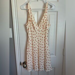 Zara strawberry mini dress